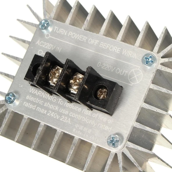 AC 220V 5000W Motor Dimmer Hız Kontrol Kartı - 4