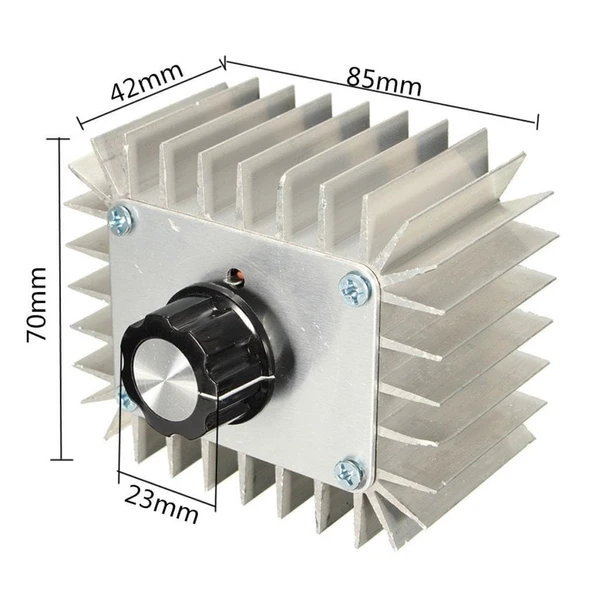AC 220V 5000W Motor Dimmer Hız Kontrol Kartı - 2