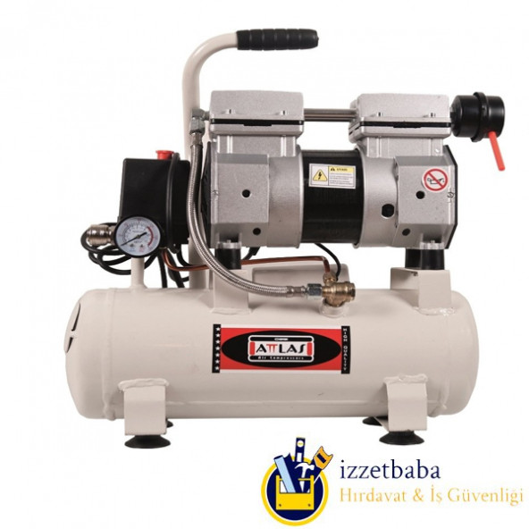 Attlas SC1009 Monofaze Sessiz Hava Kompresörü