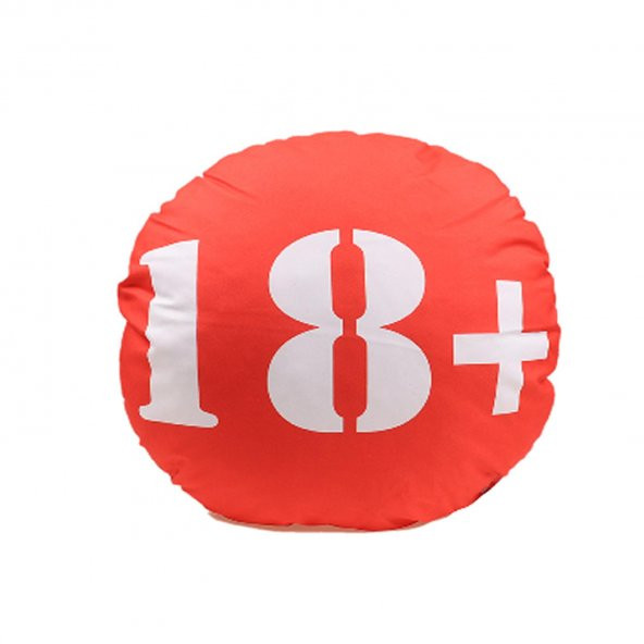 18+ ARKALI ÖNLÜ TASARIM PELUŞ YASTIK 35*30 CM