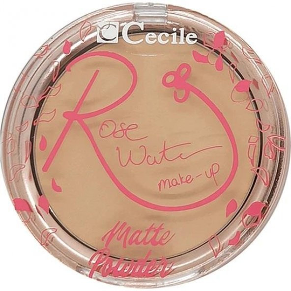 Cecile Rose Water Matte Powder Pudra 01