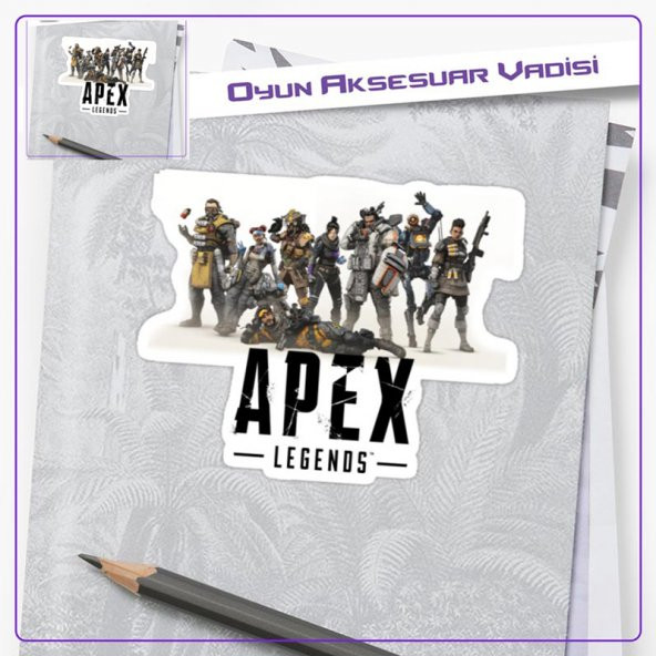 Apex Legends Kahramanlar Logolu Sticker (2 adet)