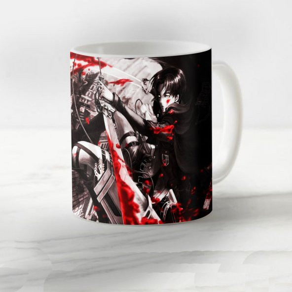 Attack On Titan Anime Model 20 Kupa Bardak