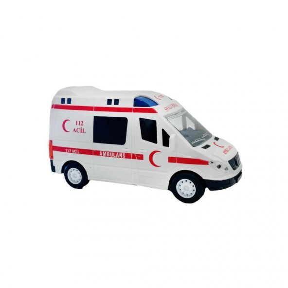 Canali Toys Eğitici Sesli Işıklı Sesli Pilli Oyuncak Ambulans - 3