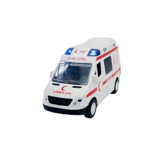 Canali Toys Eğitici Sesli Işıklı Sesli Pilli Oyuncak Ambulans - 2