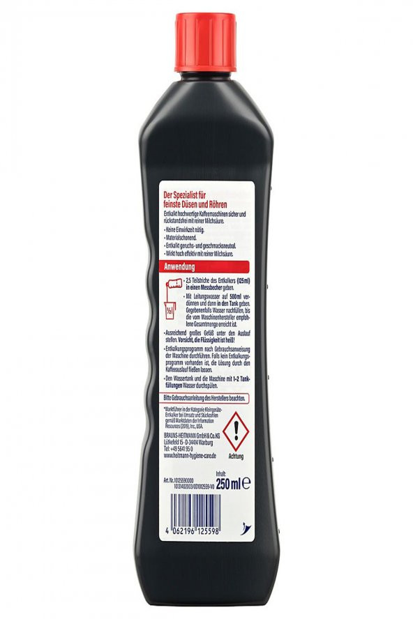 Kahve Makineleri için Kireç Çözücü 250 ml - 2