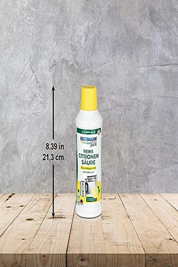 Biyo Saf Limon Asidi, Banyo Ve Mutfak İçin Kireç Çözücü ve Yüzey Temizleyici Sıvı 500 ml x 4 Adet - 2