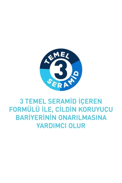 CERAVE Köpüren Temizleyici Seramid İçerikli Normal & Yağlı Ciltler Yüz Vücut 236ml - 8