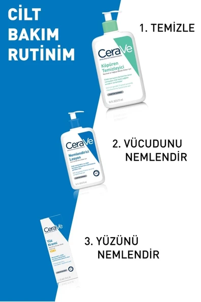 CERAVE Nemlendirici Losyon Kuru Ciltler Seramid ve Hyalüronik Asit İçerikli Yüz Vücut 236ml 3337875597210 - 7