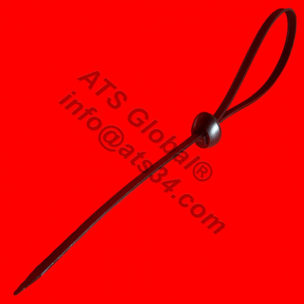 Tokalı Düğme Başlıklı, Kablo Bağı Plastik Cırt Kelepçe 7.6X380 mm 100 Adet - 3