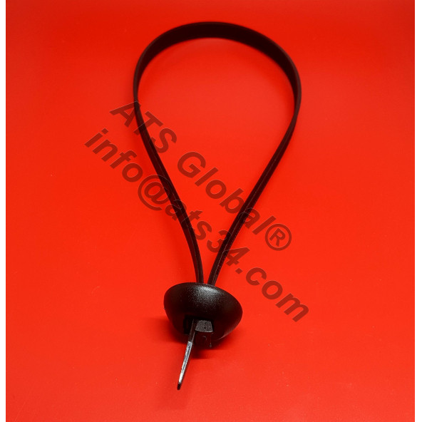 Tokalı Düğme Başlıklı, Kablo Bağı Plastik Cırt Kelepçe 7.6X380 mm 100 Adet - 4