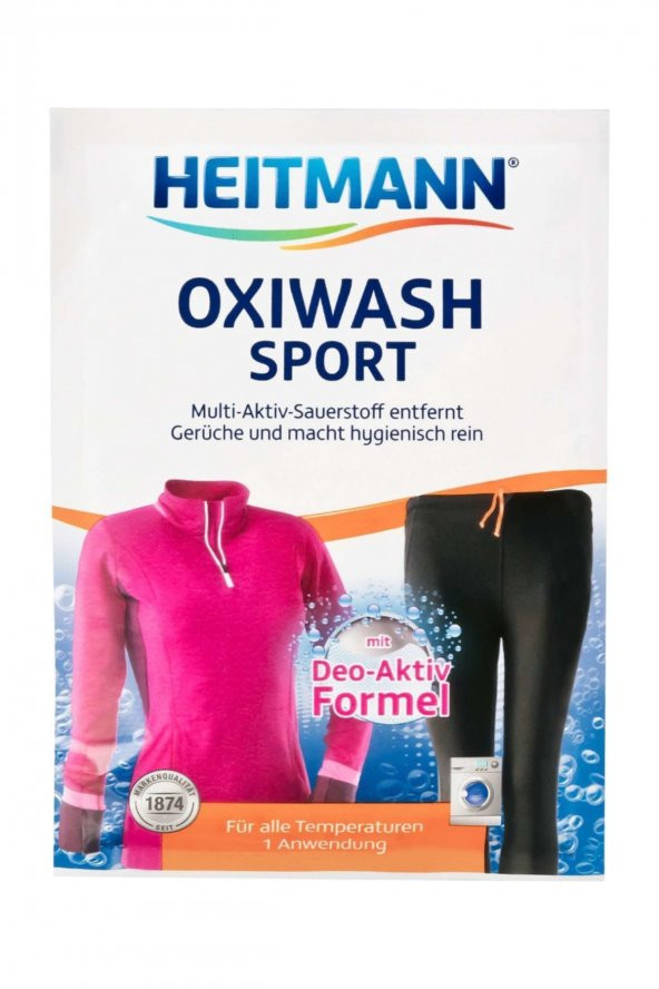 Oxi Wash  Spor Kıyafet Çamaşır Leke Çıkarıcı