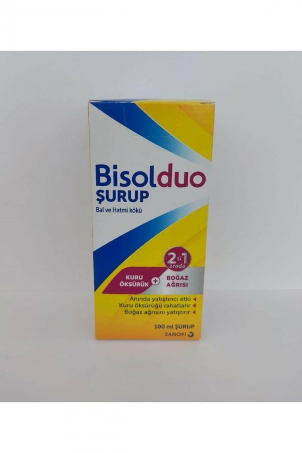 Bisolduo Bal Ve Hatmi Kökü Kuru Öksürük Şuruby 100 ml 8699809575233