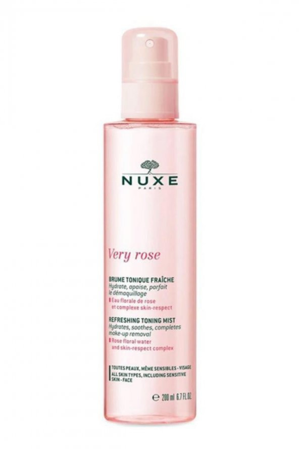 NUXE Very Rose Refreshing Toning Mist Tonik 200 ml