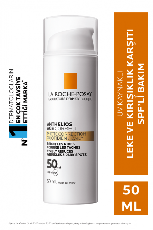 LA ROCHE POSAY Anthelios Age Correct Light Cream Spf50 50 ml