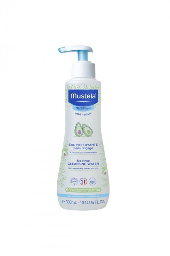 MUSTELA Durulama Gerektirmeyen Temizleme Sıvısı 300 Ml 3504105035815