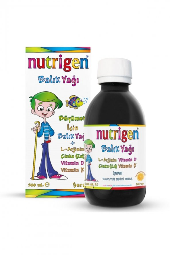 NUTRİGEN Balık Yağı Şurup 200 Ml 8692860200052