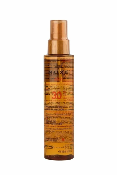NUXE Huile Bronzante Haute Protection Spf 30 150 ml 3264680007019