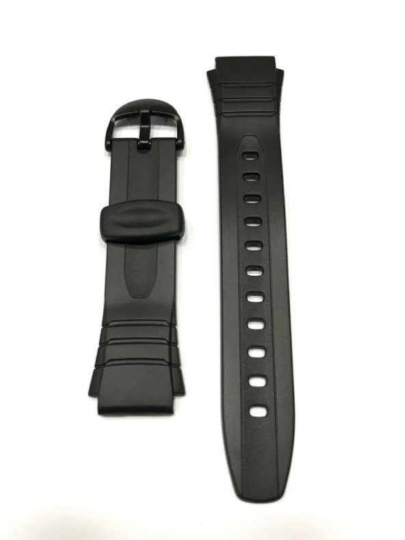 Casio F-200W Orijinal Siyah Silikon Saat Kayışı - 2