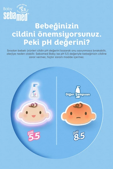 SEBAMED Bebe Şampuanı 250 Ml 4103040134523 - 3