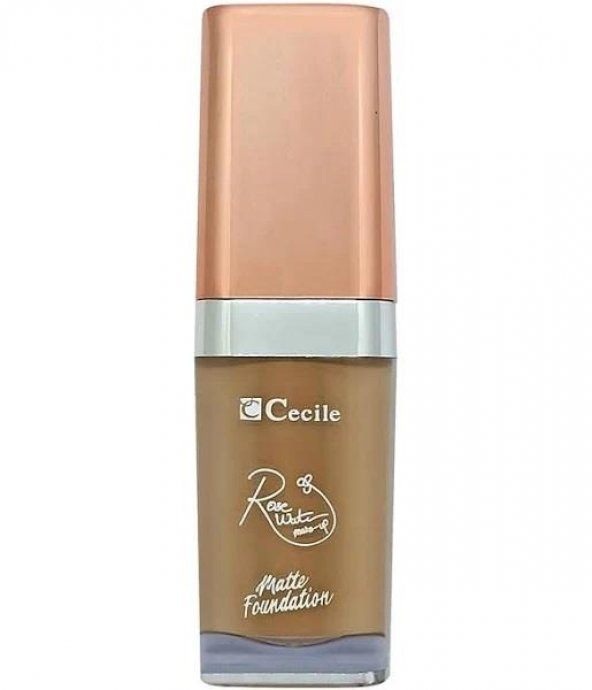 Cecile Rose Water Matte Foundation Mat Fondöten 01