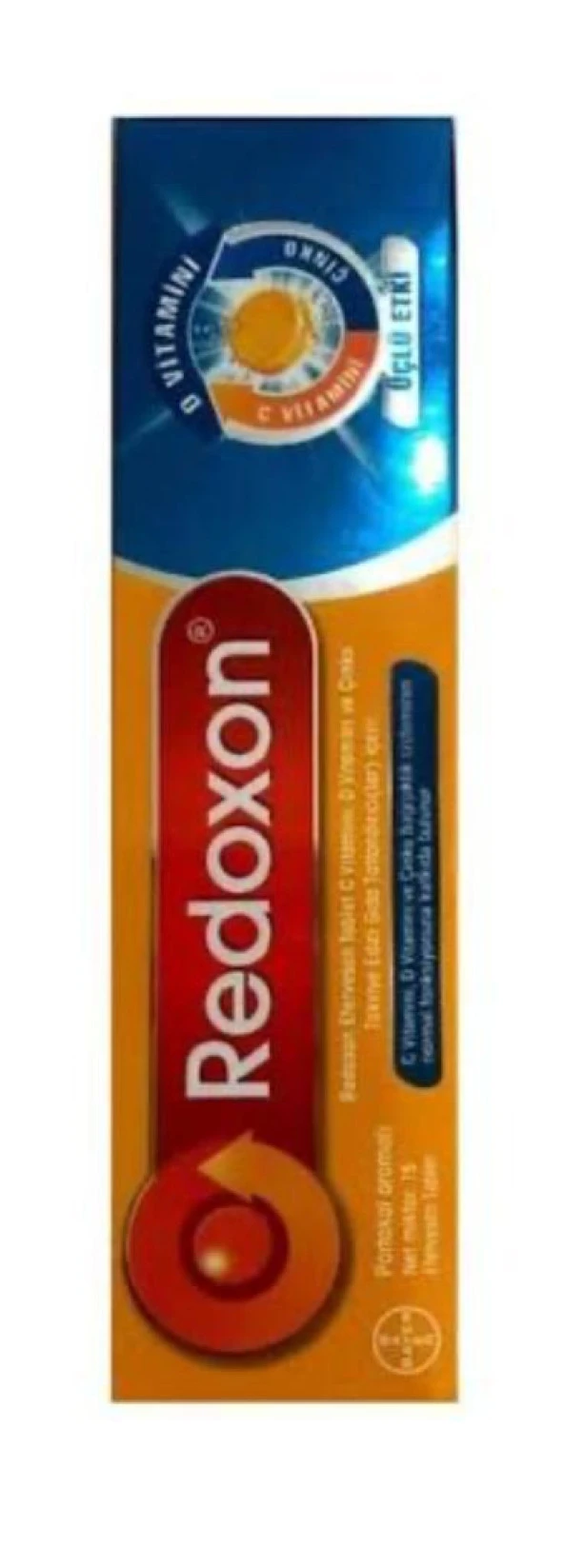 Redoxon_Üçlü Etki C Vitamini D Vitamini Çinko Efervesan 15 Tablet 8699546020447 - 2