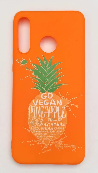 Huawei P30 Lite Uyumlu Resimli Yumuşak Slikon Kılıf ürün görseli 1