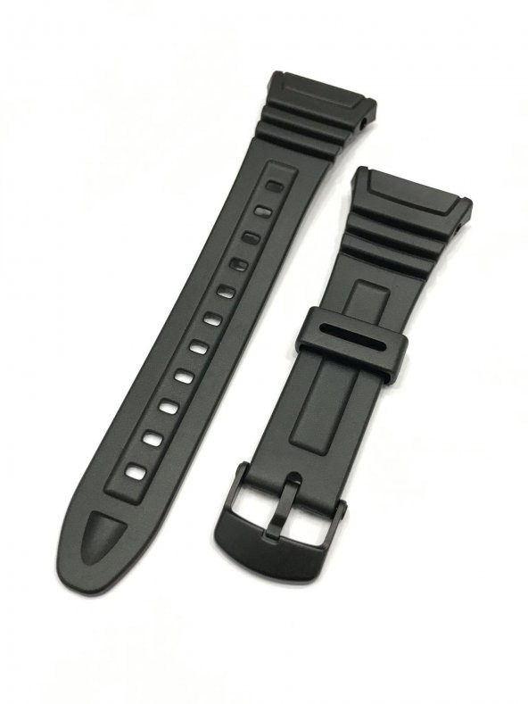 Casio W-96H Orijinal Siyah Renk Silikon Saat Kordonu Kayışı