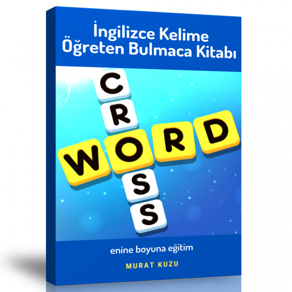 Enine Boyuna İngilizce Kelime Öğreten Bulmaca Kitabı