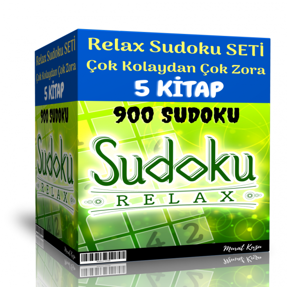 Relax Sudoku Kitap Seti (5 Kitap)