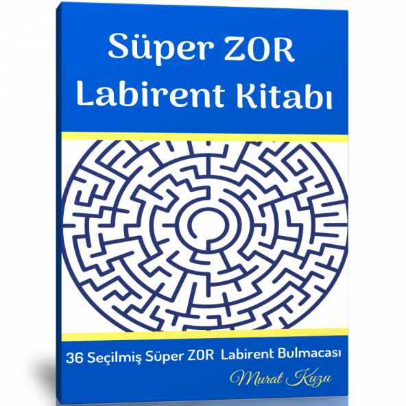 Süper Zor Labirent Kitabı (7 Yaş İçin Labirent Kitabı) - 1