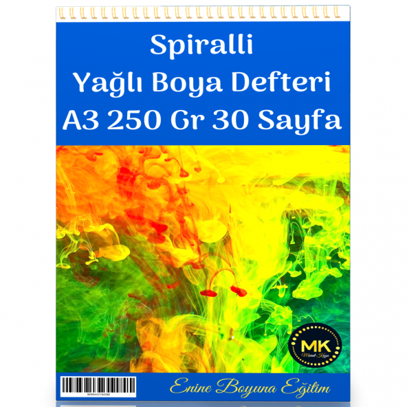 Büyük Boy Yağlı Boya Defteri (A3-250 Gr)