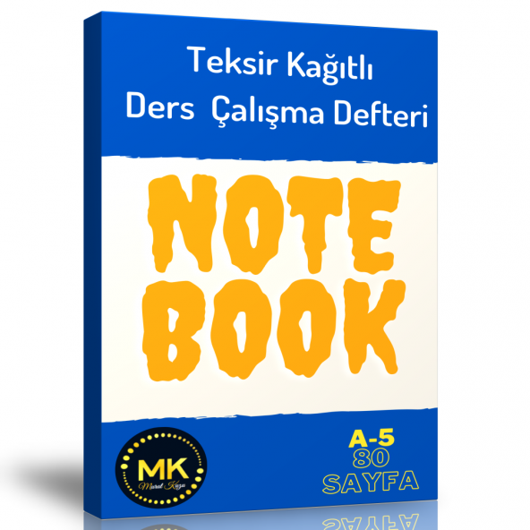 Teksir Kağıtlı Ders Çalışma Defteri