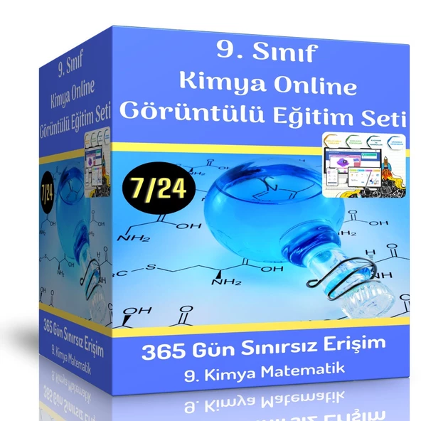 9. Sınıf Kimya Online Görüntülü Eğitim Seti