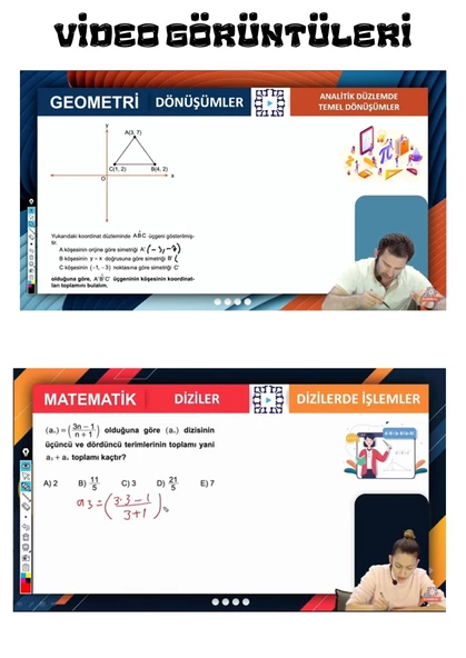 12. Sınıf Matematik Online Görüntülü Eğitim Seti - Resim 5