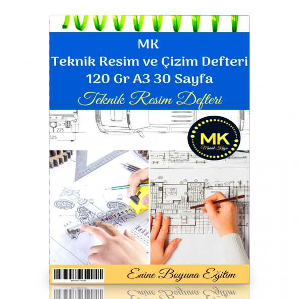 MK Teknik Resim Defter 120 Gr A3 30 Sayfa