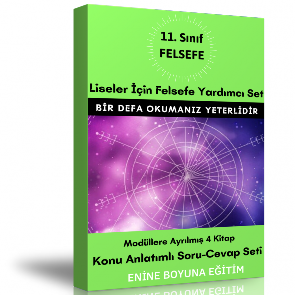 11. Sınıf Felsefe Yardımcı Modüler Kitap Seti (4 Kitap)