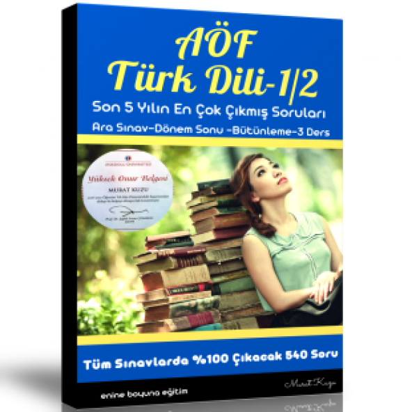 AÖF Türk Dili 1-2 (Çıkmış ve Çıkacak Sorular) ürün görseli 1