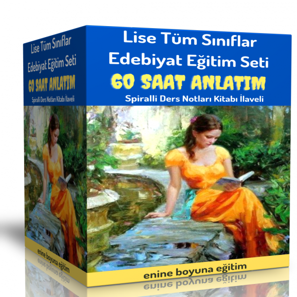 LİSE TÜM SINIFLAR Edebiyat Görüntülü Eğitim Seti (60 Saat Anlatım) ürün görseli 1