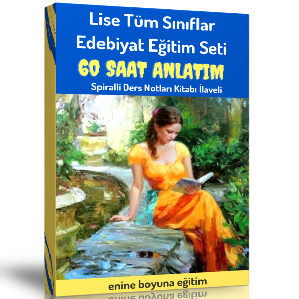 LİSE TÜM SINIFLAR Edebiyat Görüntülü Eğitim Seti (60 Saat Anlatım) - Resim 2