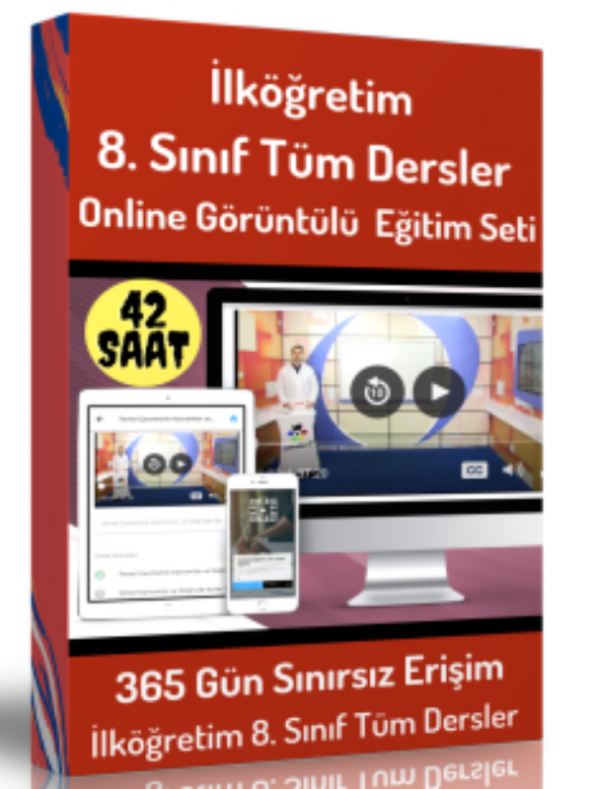 İlköğretim 8. Sınıf Tüm Dersler Görüntülü Eğitim Seti ürün görseli 1