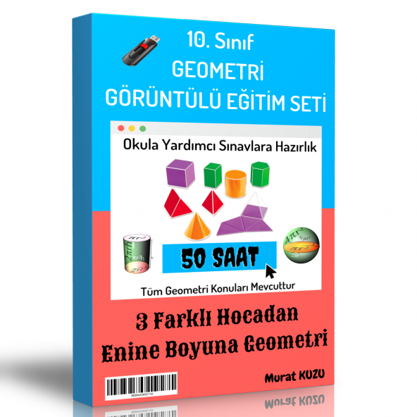 10. Sınıf Geometri Görüntülü Eğitim Seti (50 Saatlik Özel Anlatım) ürün görseli 1