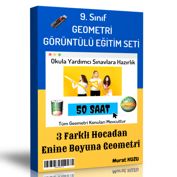 9. Sınıf Geometri Görüntülü Eğitim Seti (50 Saatlik Özel Anlatım)