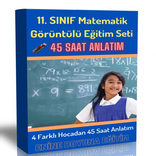 11. Sınıf Matematik Görüntülü Eğitim Seti (45 Saatlik Özel Anlatım) ürün görseli 1