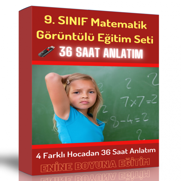 9. Sınıf Matematik Görüntülü Eğitim Seti (36 Saatlik Özel Anlatım)