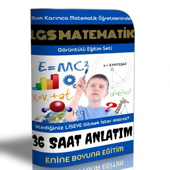 LGS Görüntülü Matematik Eğitim Seti (38 Saat Özel Anlatım) ürün görseli 1