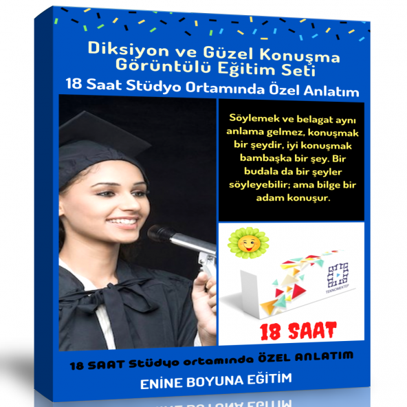 Diksiyon ve Güzel Konuşma Görüntülü Eğitim Seti - 1