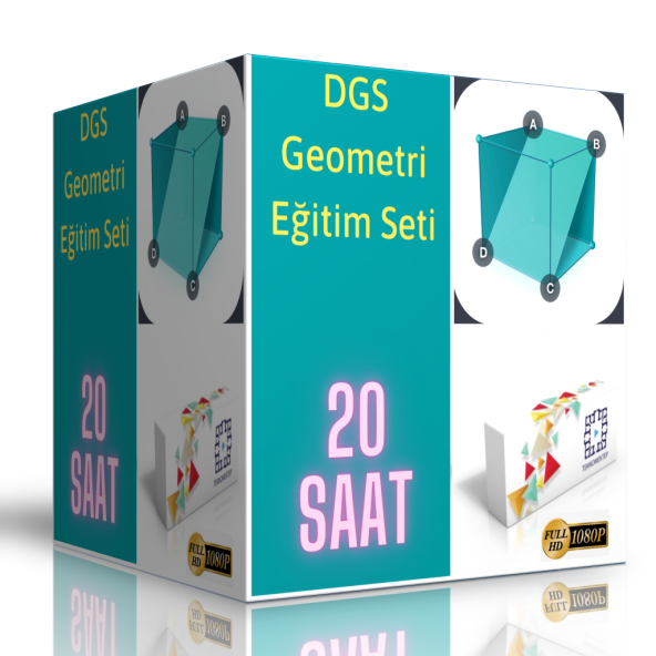 2025 DGS Geometri Görüntülü Eğitim Seti ürün görseli 1
