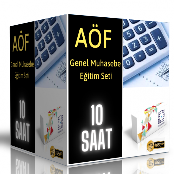 AÖF Genel Muhasebe 1 USB Eğitim Seti