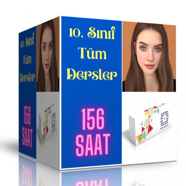 Lise 10.Sınıf Tüm Dersler Görüntülü Eğitim Seti
